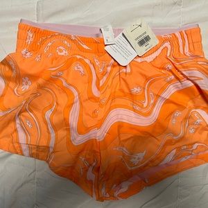 Orange Reflective Fabletics Shorts